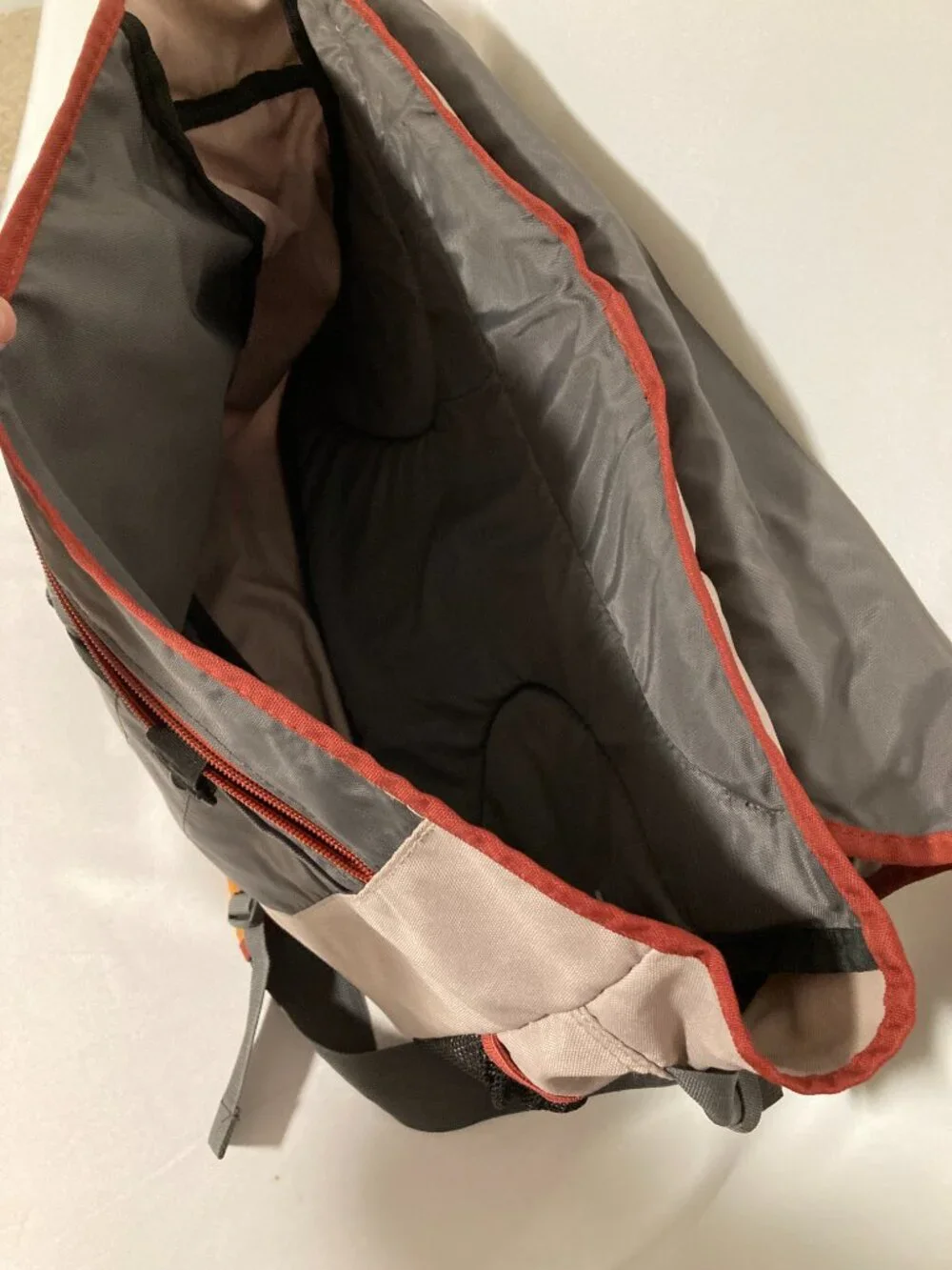 Jansport Trans Messenger Tan/Orange Shoulder Bag Commuter Bag Neutral Pockets